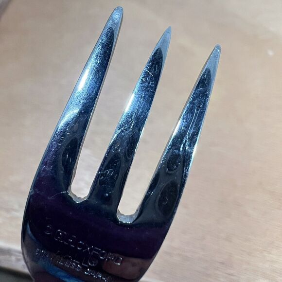 1 DH Oxford Hall OXH14 Bamboo Cocktail Fork Flatware Japan  Seafood  Disc 5 3/4 - Picture 5 of 9